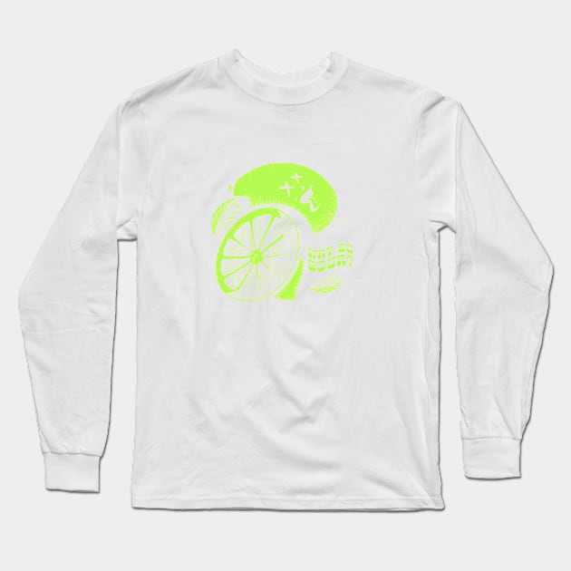 Why So Sour? Lemonhead Long Sleeve T-Shirt by BurchCreativeDesign